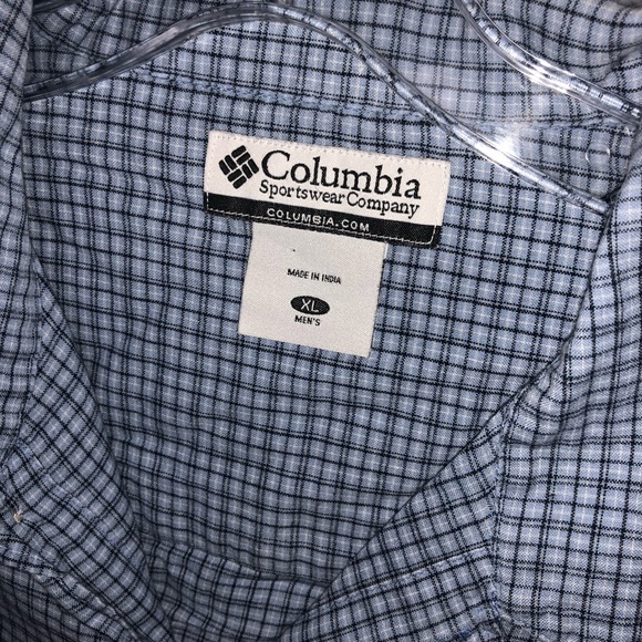 Columbia Button Down Blue XL - Picture 1 of 4